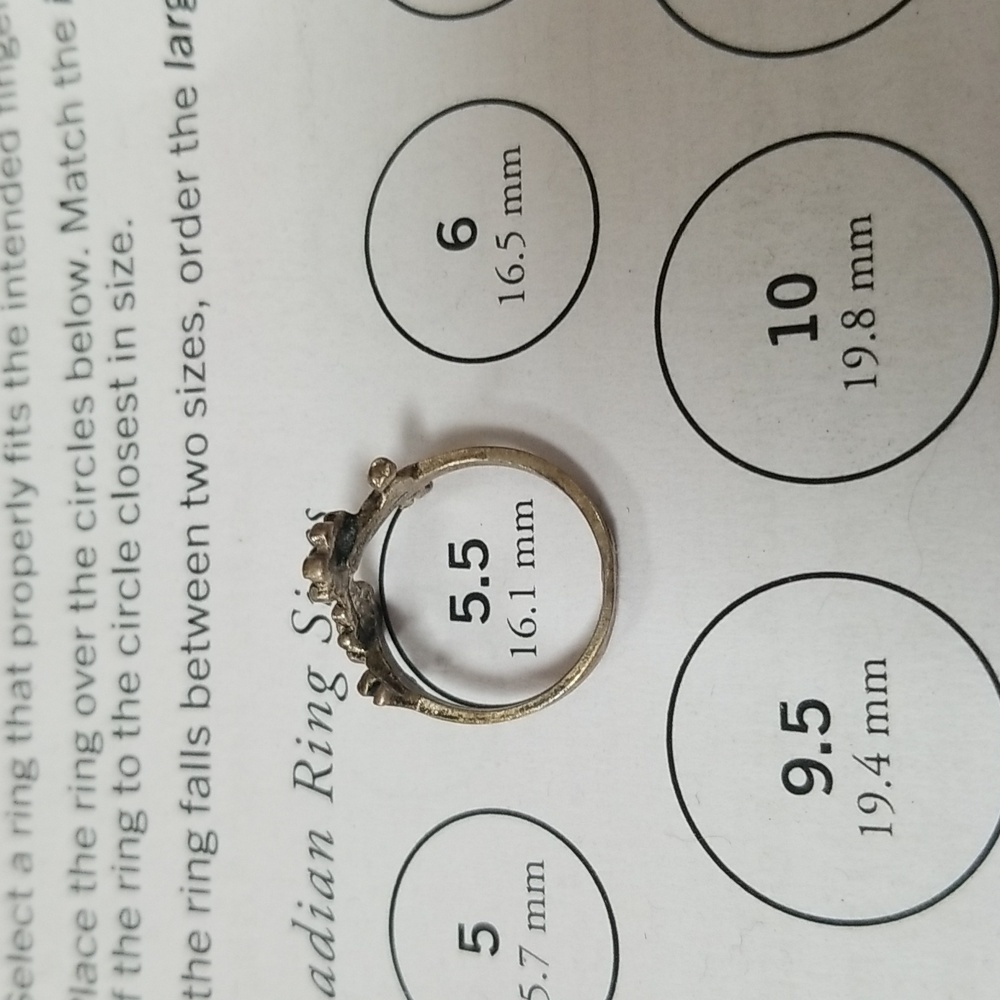 🖤VINTAGE FLORAL RING - Picture 6 of 6